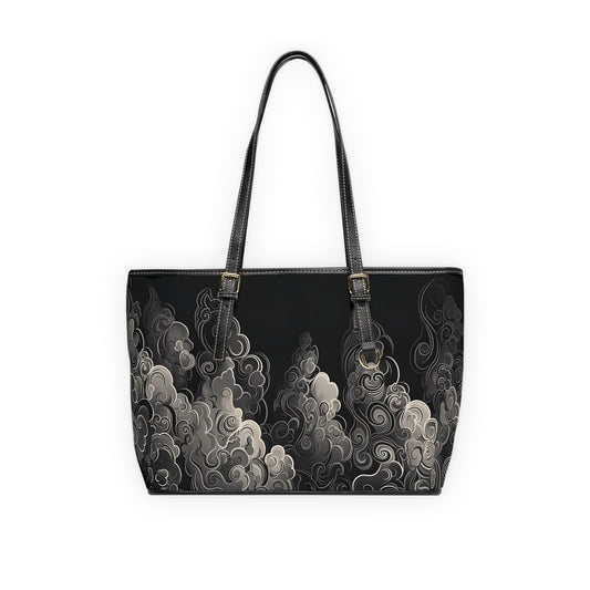 Ethereal Cloud Leather Shoulder Bag