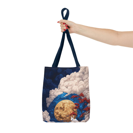 Celestial Bunny Tote Bag - Night Sky,