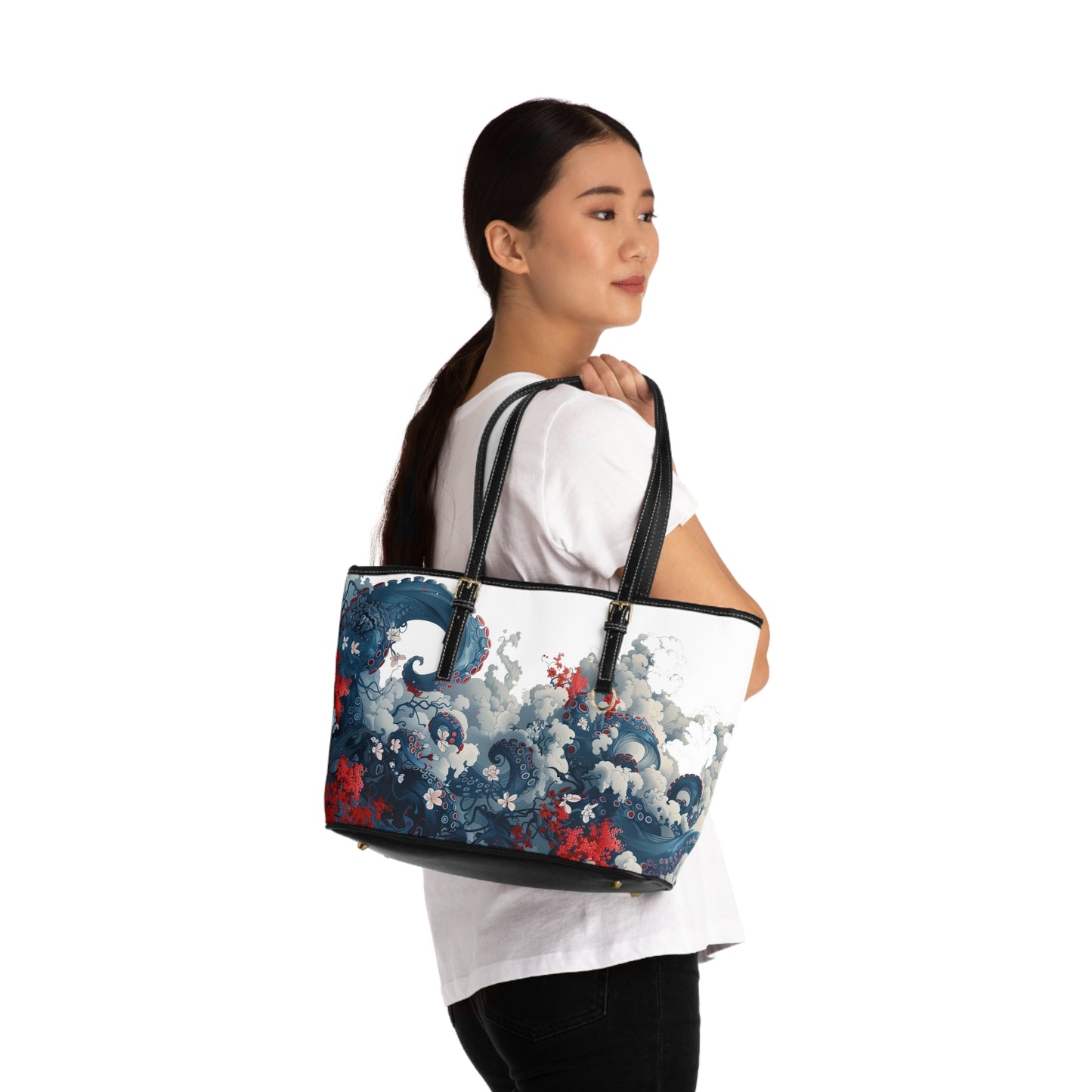 Ethereal Monster Leather Shoulder Bag