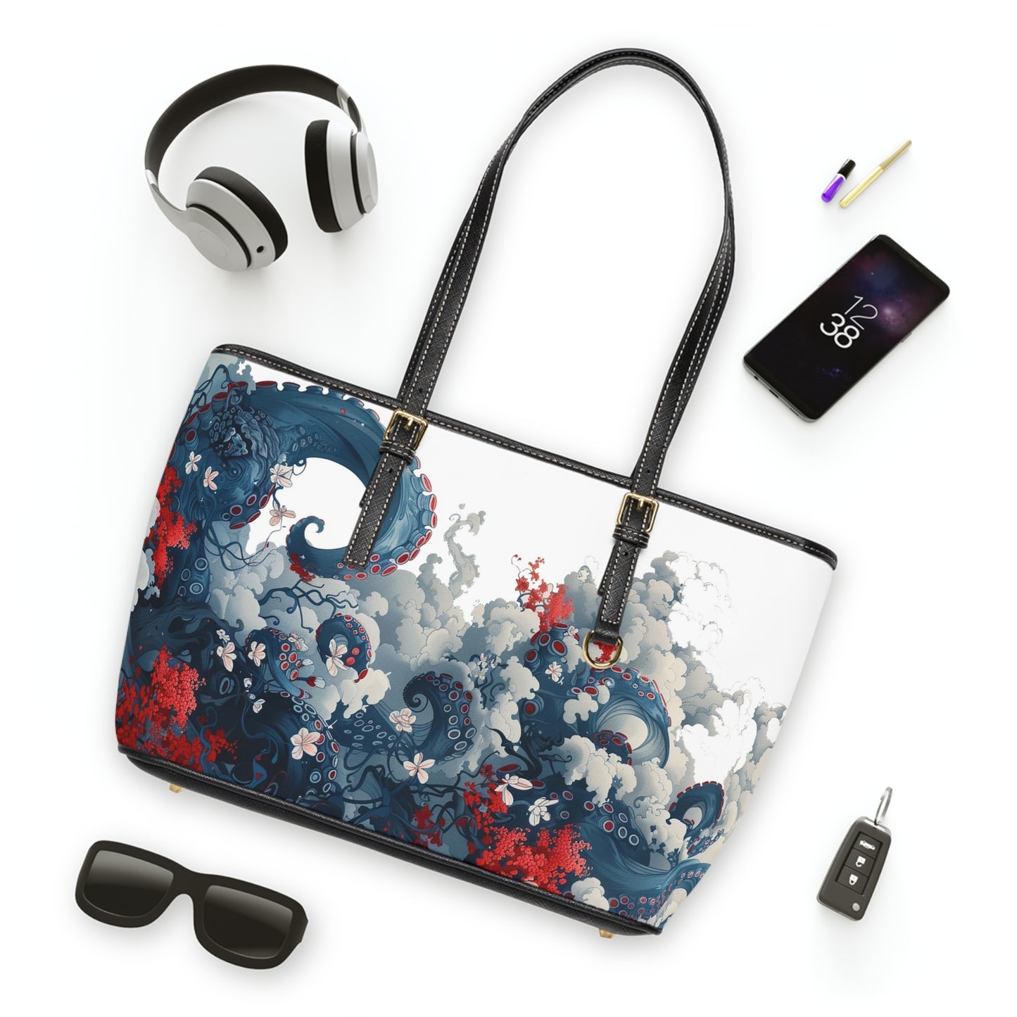 Ethereal Monster Leather Shoulder Bag
